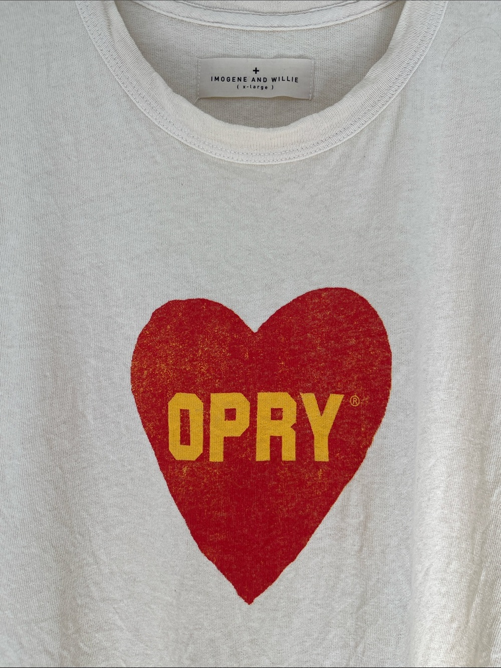 New Opry 100 Years Imogene + Willie Tee Shirt XL Cotton USA Country Nashville TN